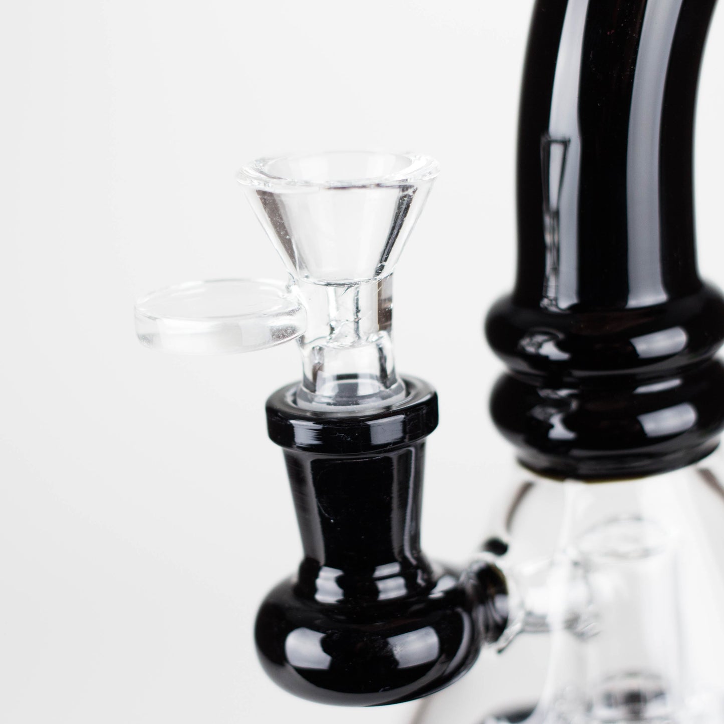 7" 2-in-1 Color accented Rig with perc (Banger and Bowl Included)_12