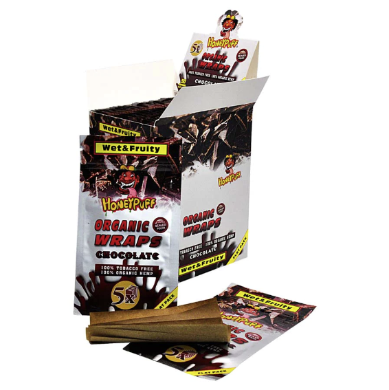 HONEY PUFF | ORGANIC FRUIT FLAVORED HEMP WRAPS Boxes of 50