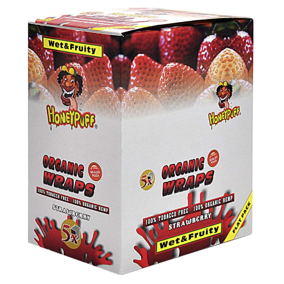 HONEY PUFF | ORGANIC FRUIT FLAVORED HEMP WRAPS Boxes of 50