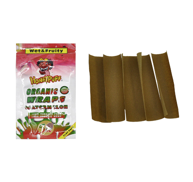 HONEY PUFF | ORGANIC FRUIT FLAVORED HEMP WRAPS Boxes of 50
