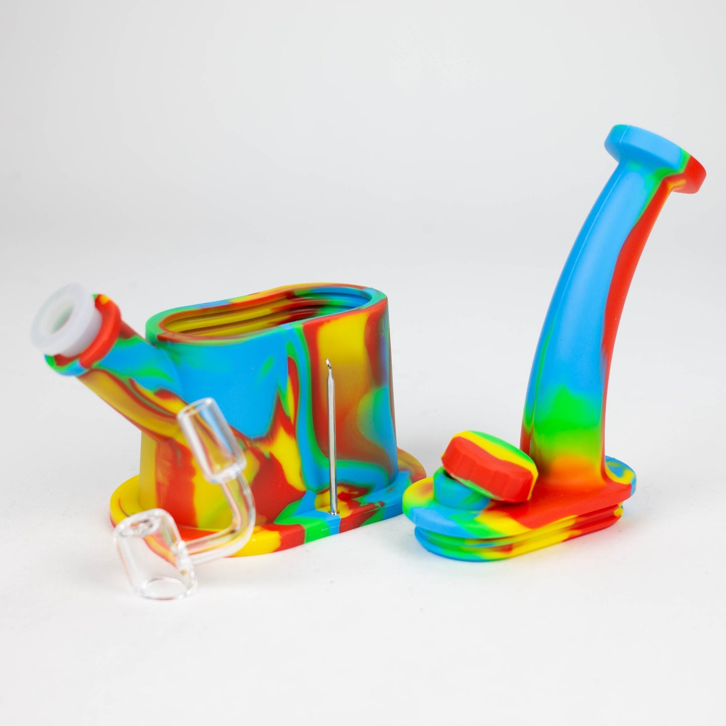 8.8" Silicone Flat bottom Rig-Assorted