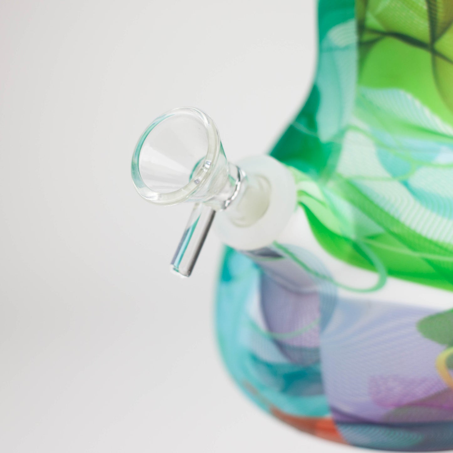 15" detachable silicone water bong - Assorted