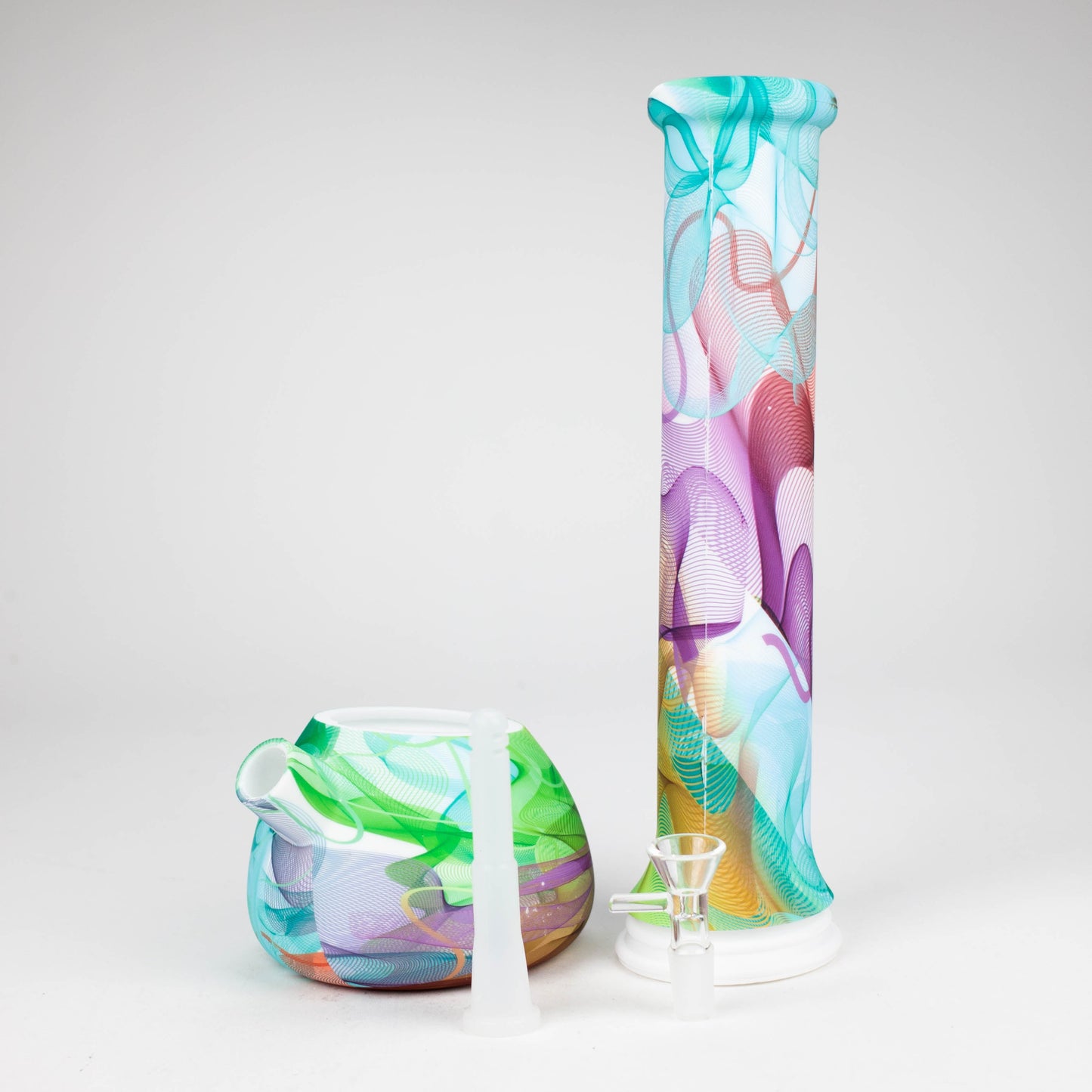 15" detachable silicone water bong - Assorted