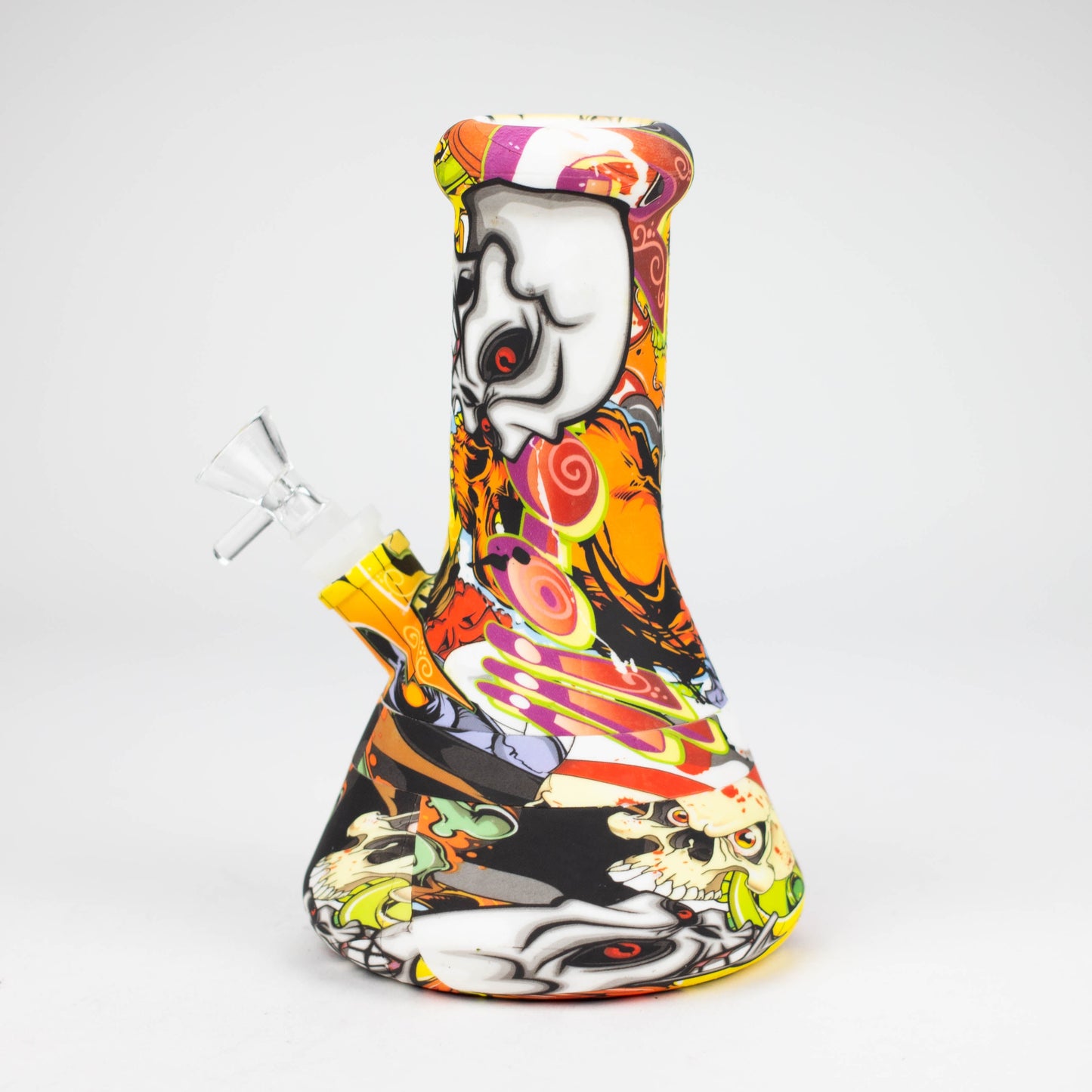 8" Big Beaker base Silicone Bong - Assorted