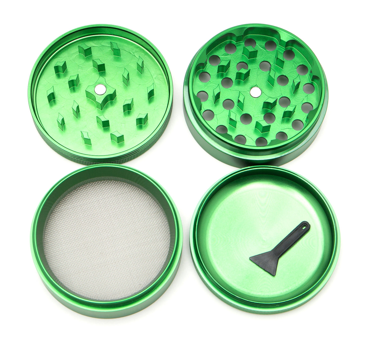 Green Star | 2.5" (63mm) Grinder - Chilled Out Design