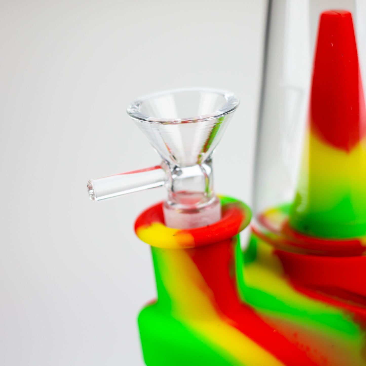 8.5" Silicone cone shape water bong-Assorted [H151]_6