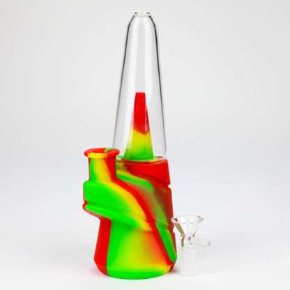 8.5" Silicone cone shape water bong-Assorted [H151]_7