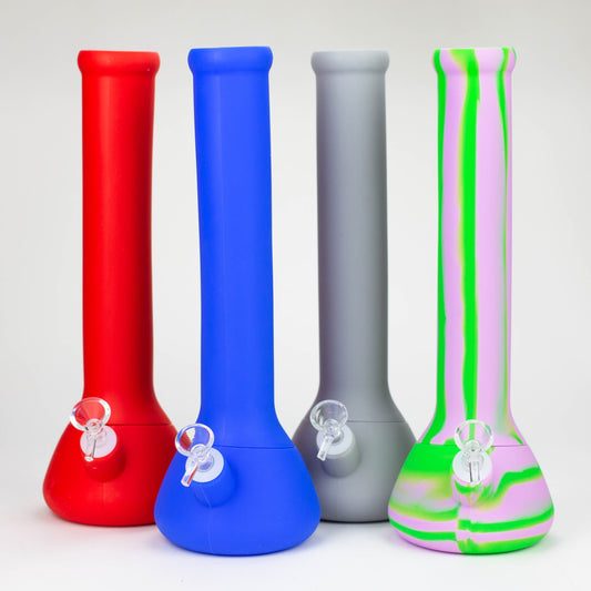 13.5" detachable silicone water bong - Assorted [H5]_0