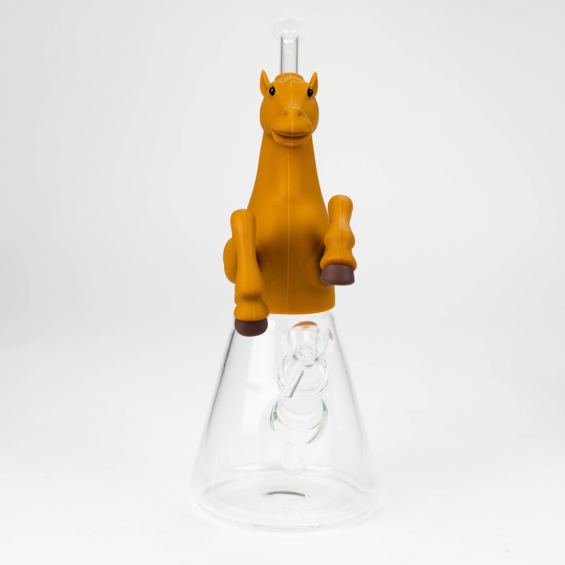 10.5" Wild horse glass water pipe-Assorted [H372]_5
