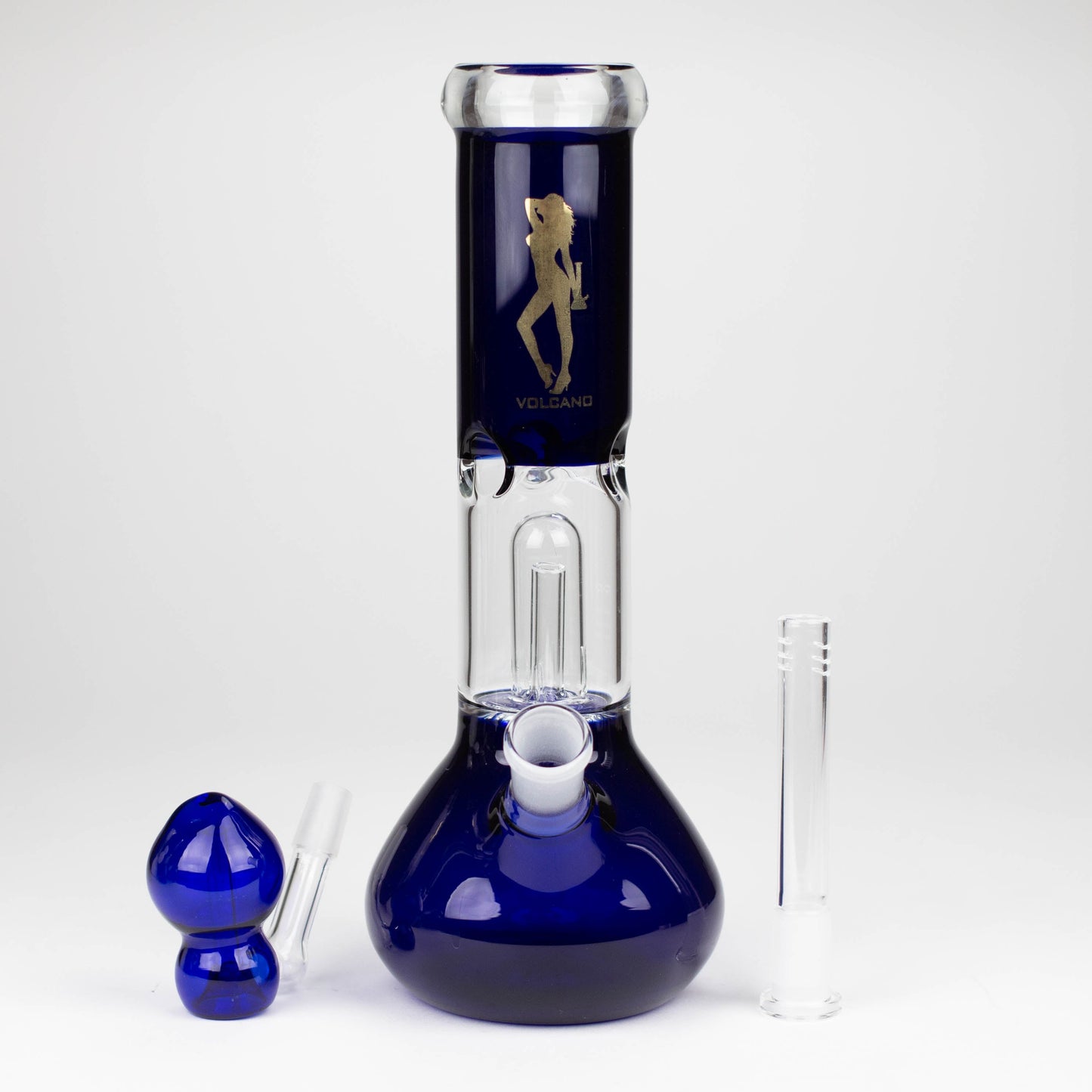 Volcano | 11" Glass Bong with percolator