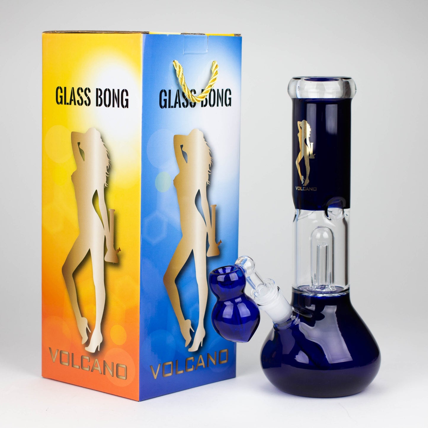 Volcano | 11" Glass Bong with percolator