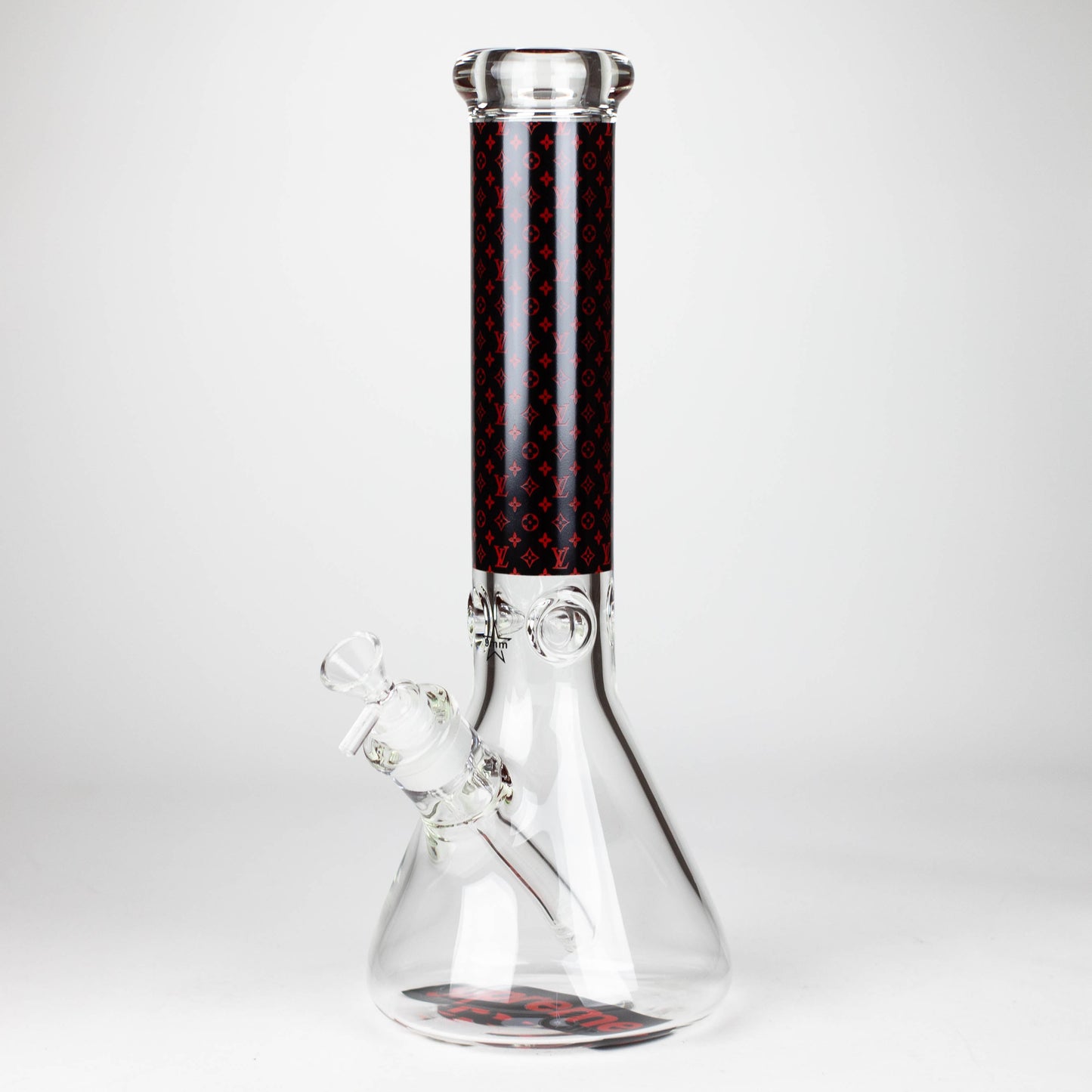 14" Luxury Pattern 9mm glass bong