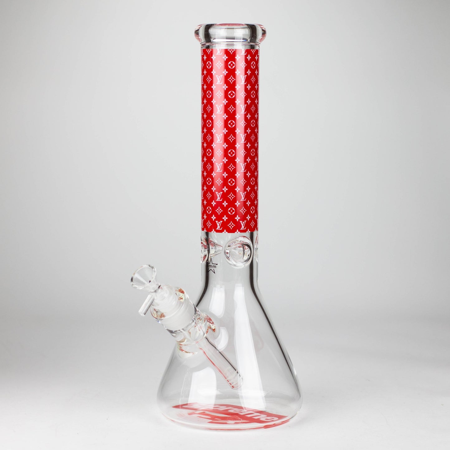 14" Luxury Pattern 9mm glass bong