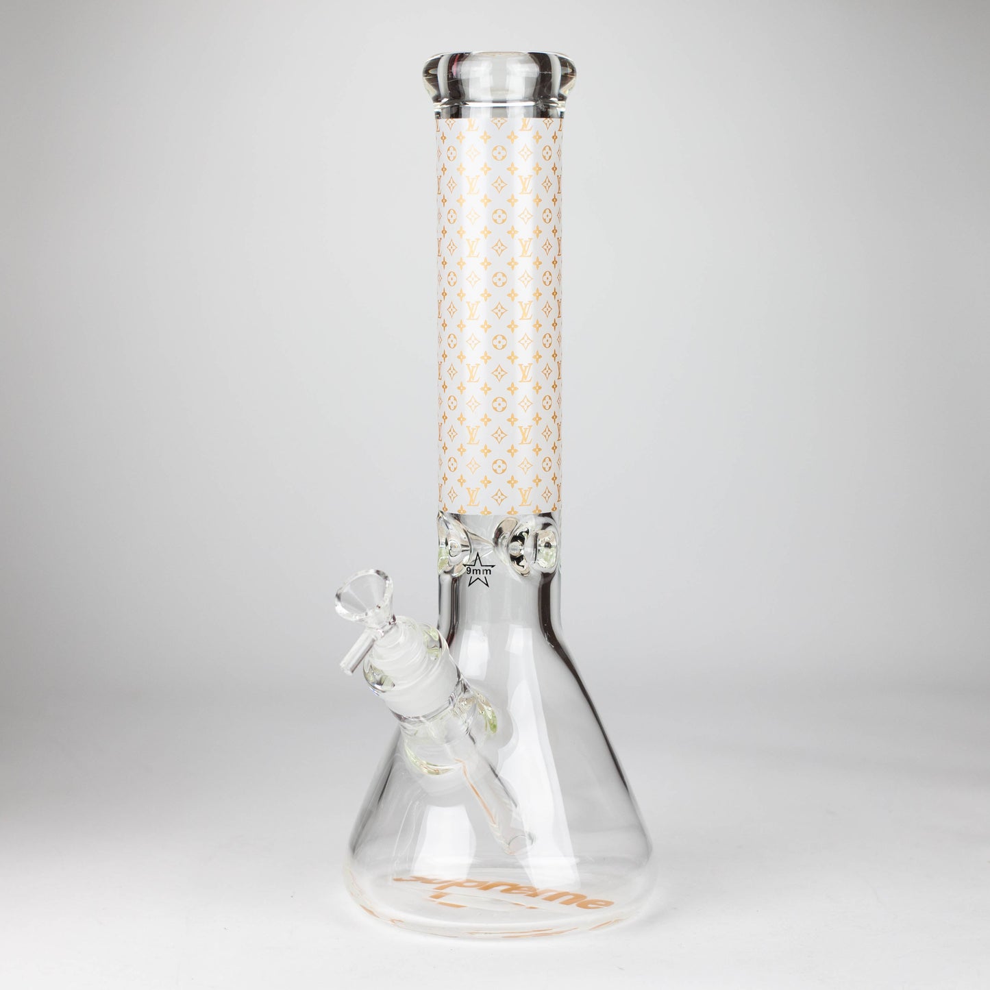 14" Luxury Pattern 9mm glass bong