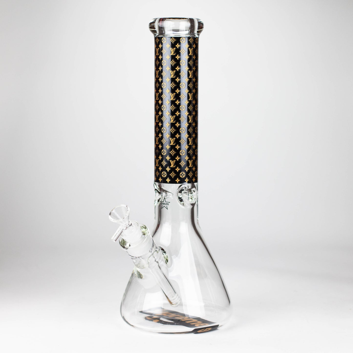 14" Luxury Pattern 9mm glass bong