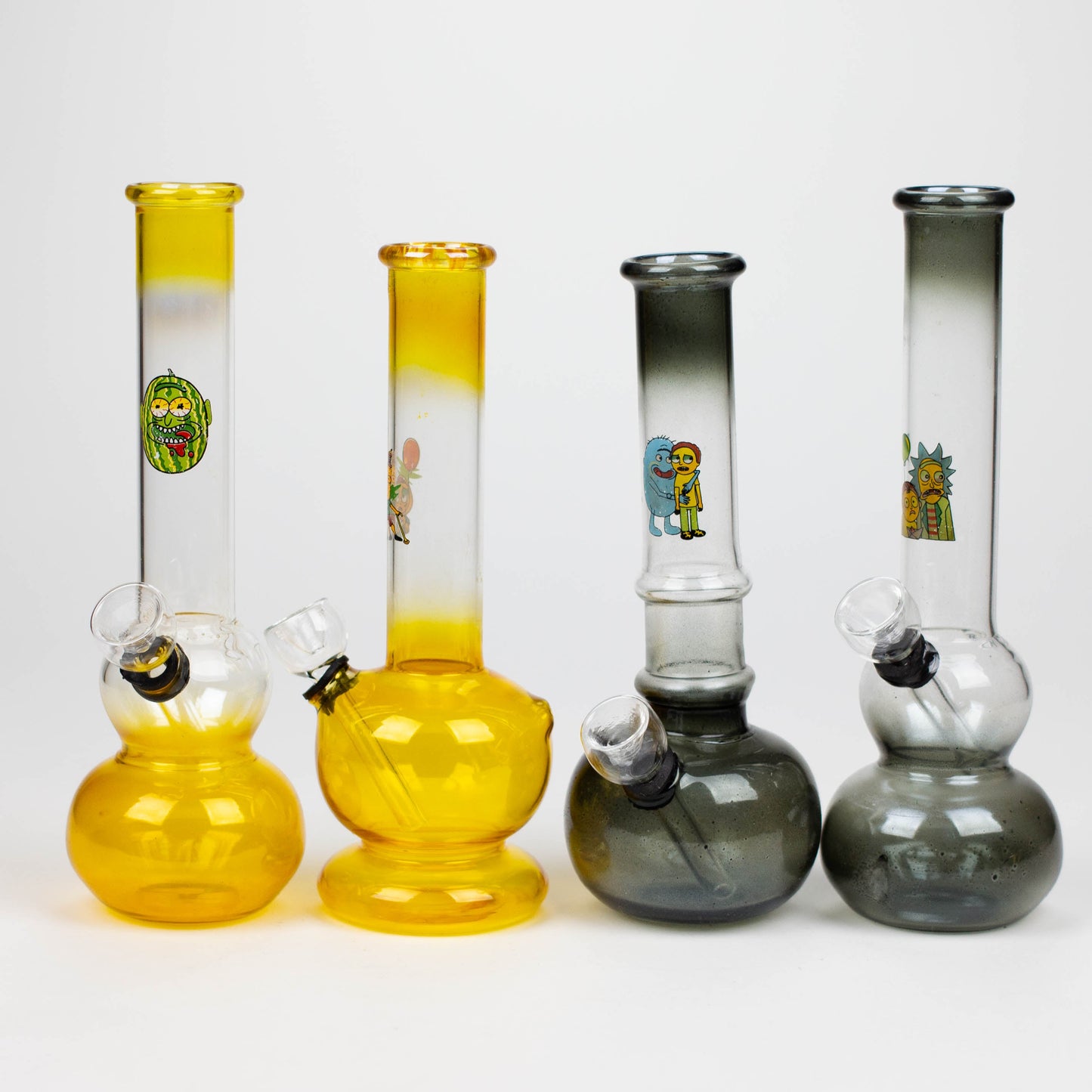 8" paint glass water bong-Assorted