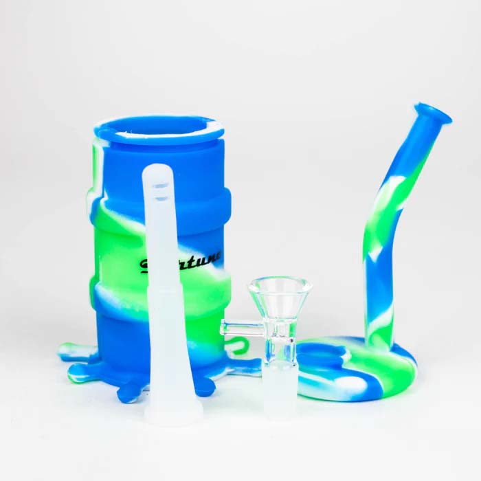 Fortune | 8" Silicone Soda Bong-Assorted