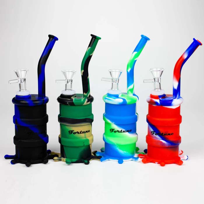 Fortune | 8" Silicone Soda Bong-Assorted