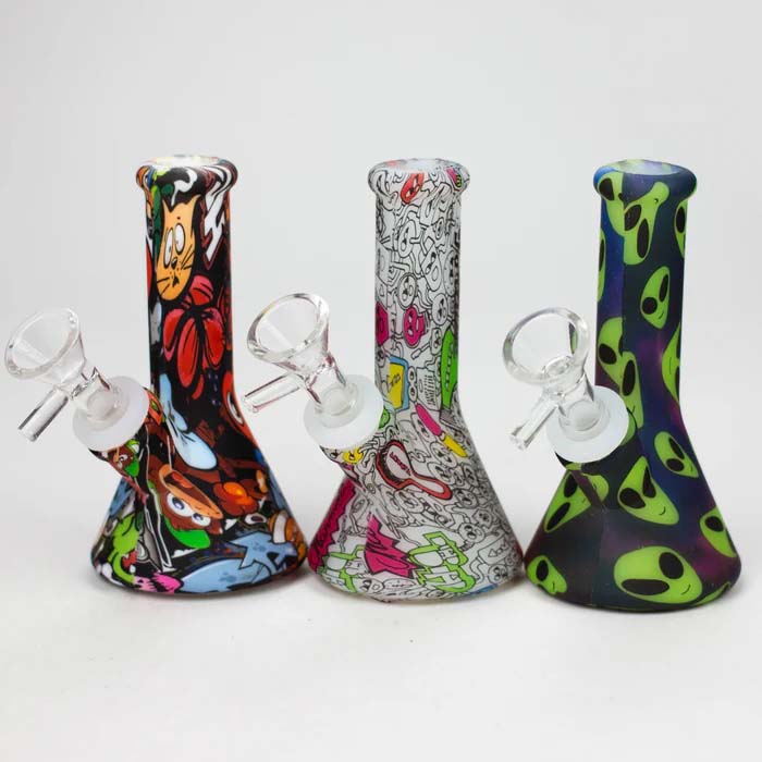 Fortune | 5" Hydrographic Silicone Bong-Assorted