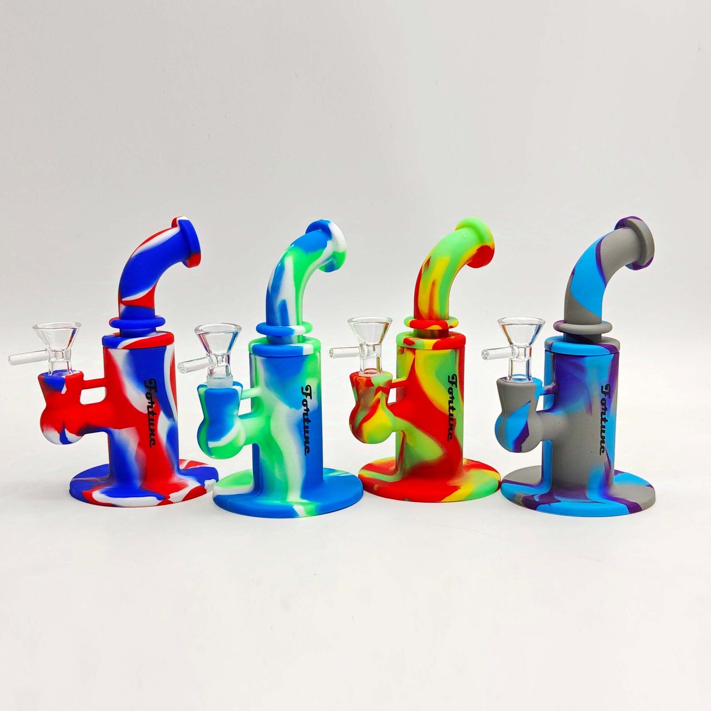 Fortune | 6.5" Silicone Waterpipe-Assorted