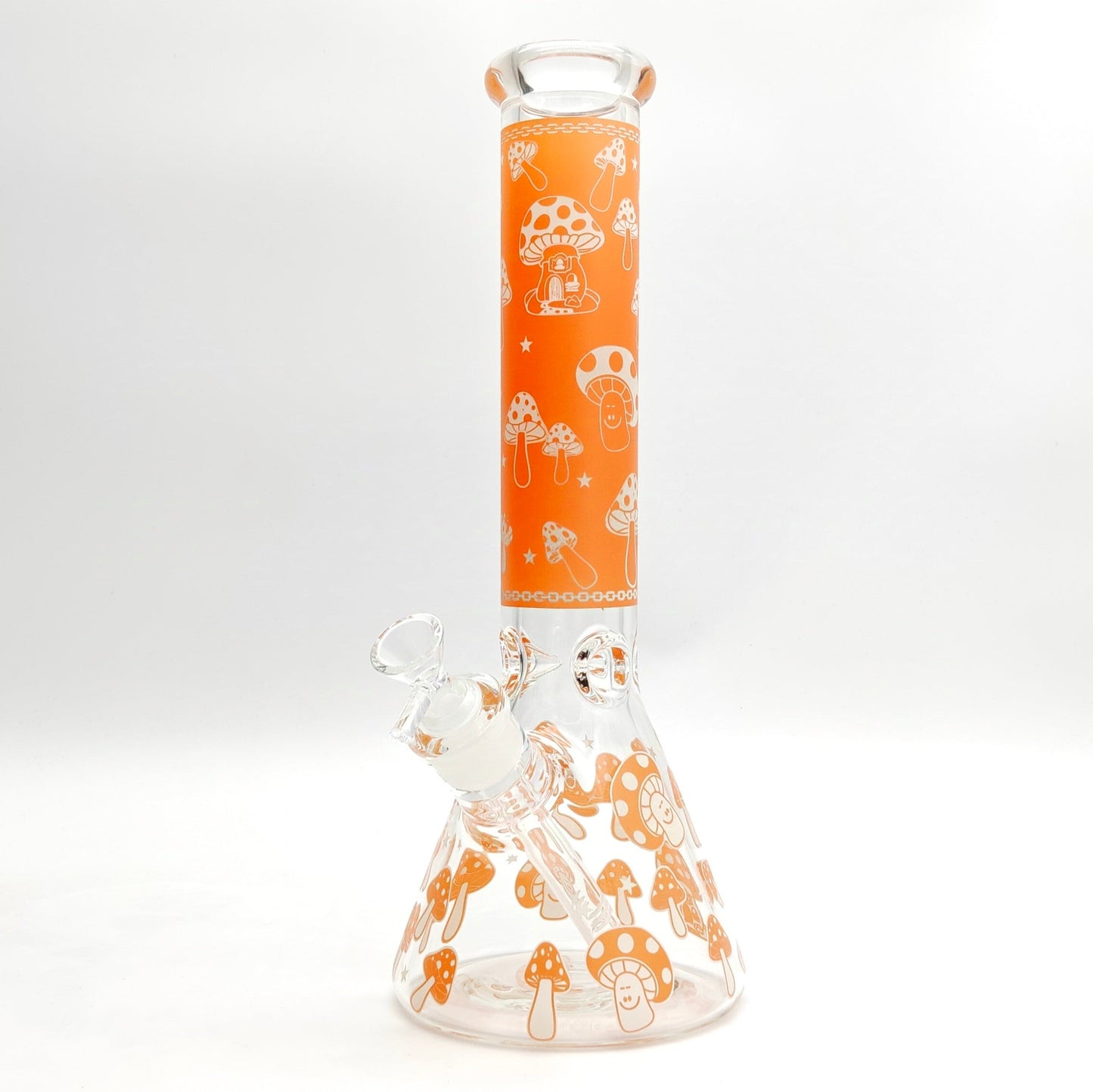 14" 7mm Mushroom Glow in the dark Bong_7