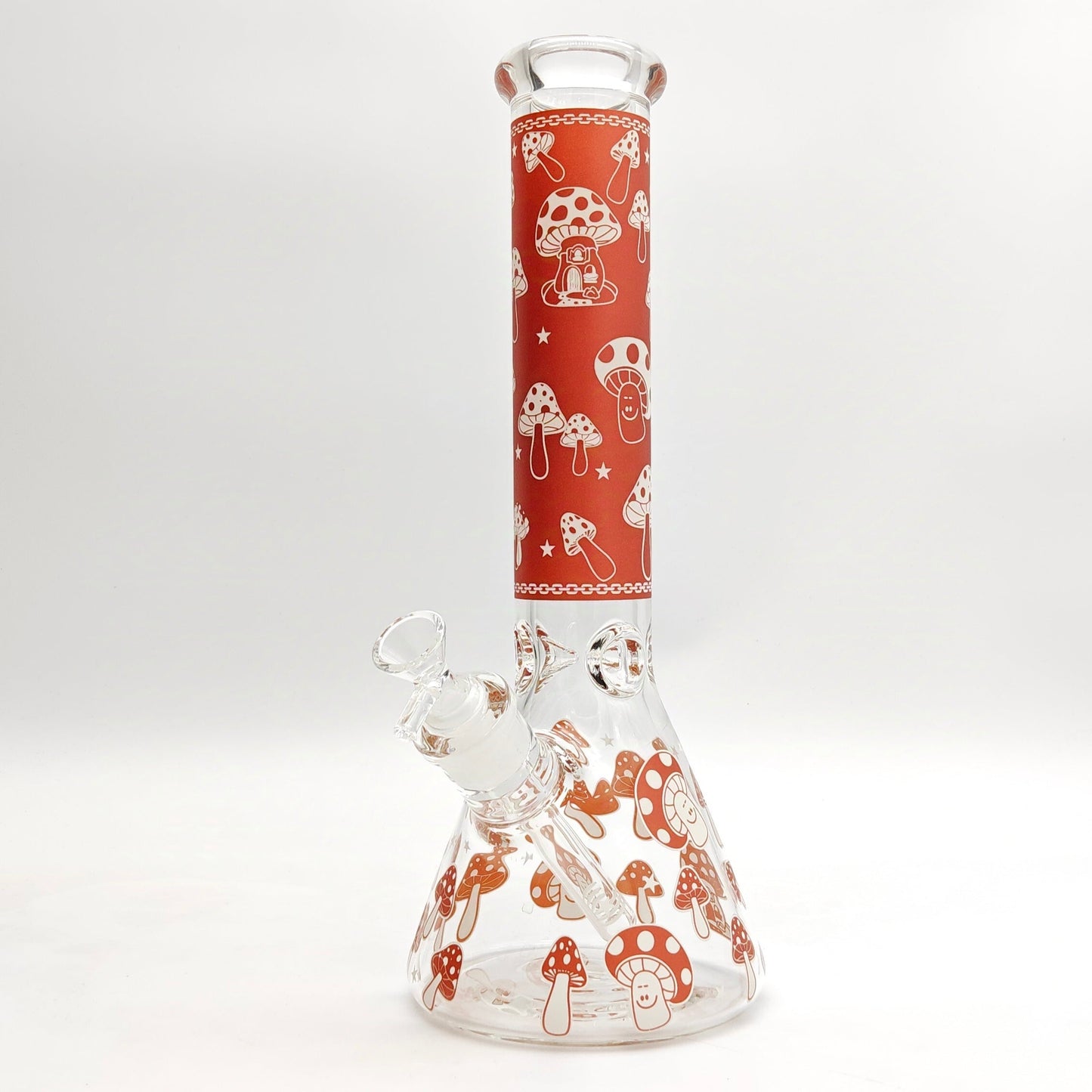 14" 7mm Mushroom Glow in the dark Bong_5
