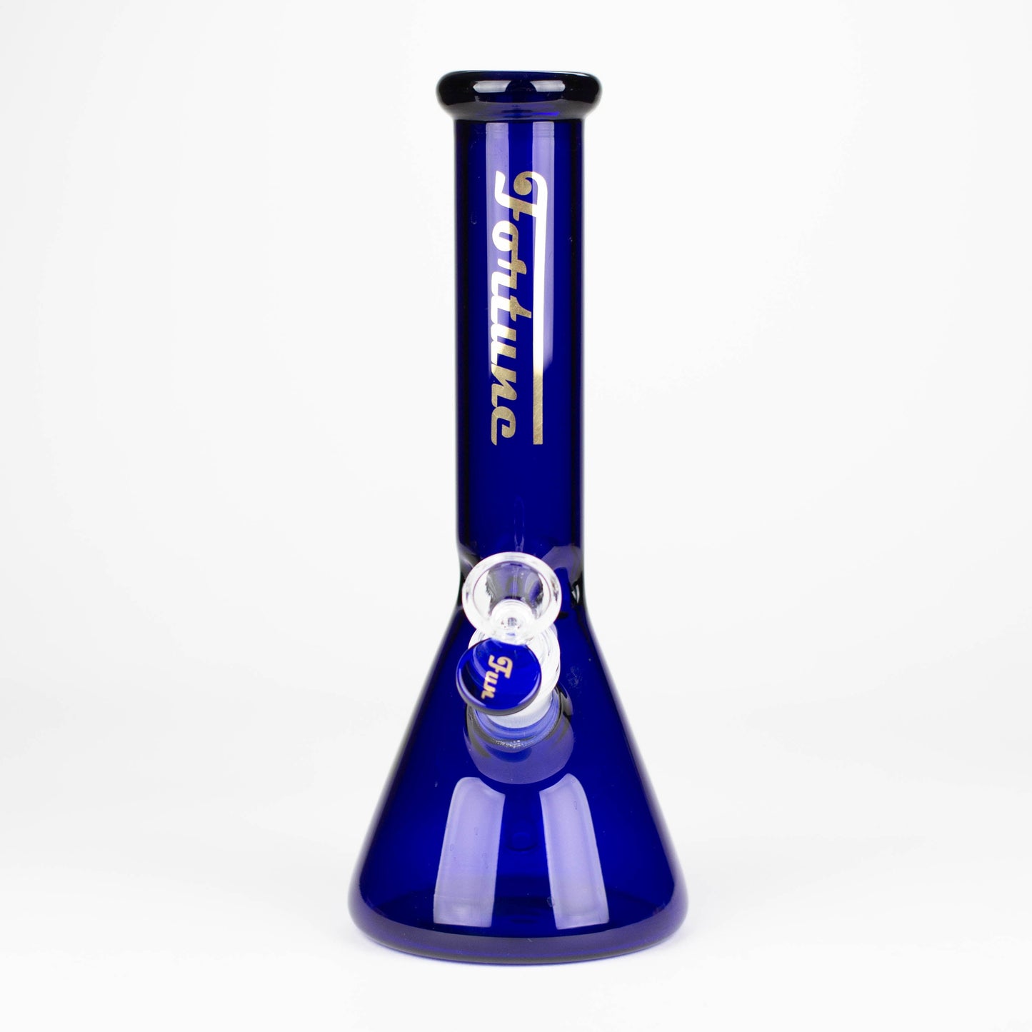 Fortune | 10" 4mm Coloured Glass Bong Assorted Colour