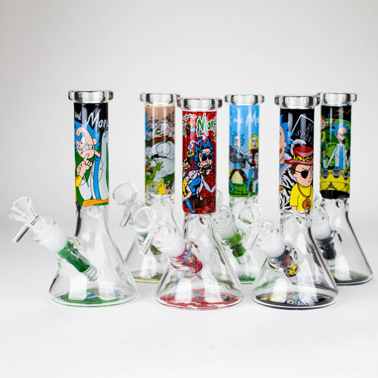 7.5" 4mm R&M Design Beaker Bong