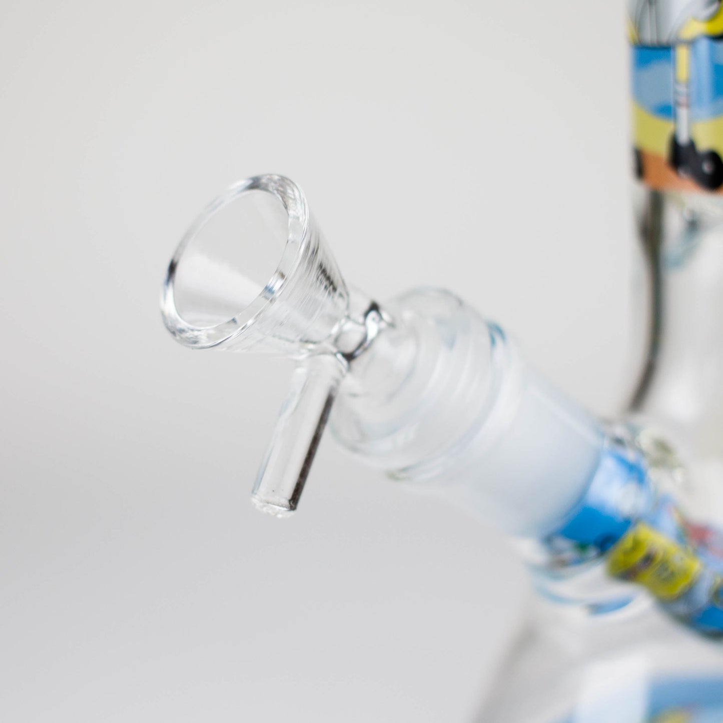 7.5" 4mm Cartoon Design Beaker Bong
