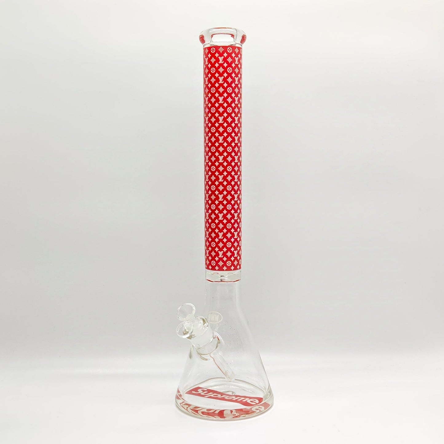 20" Stylish Designed 9mm Glow in the dark Glass Bong
