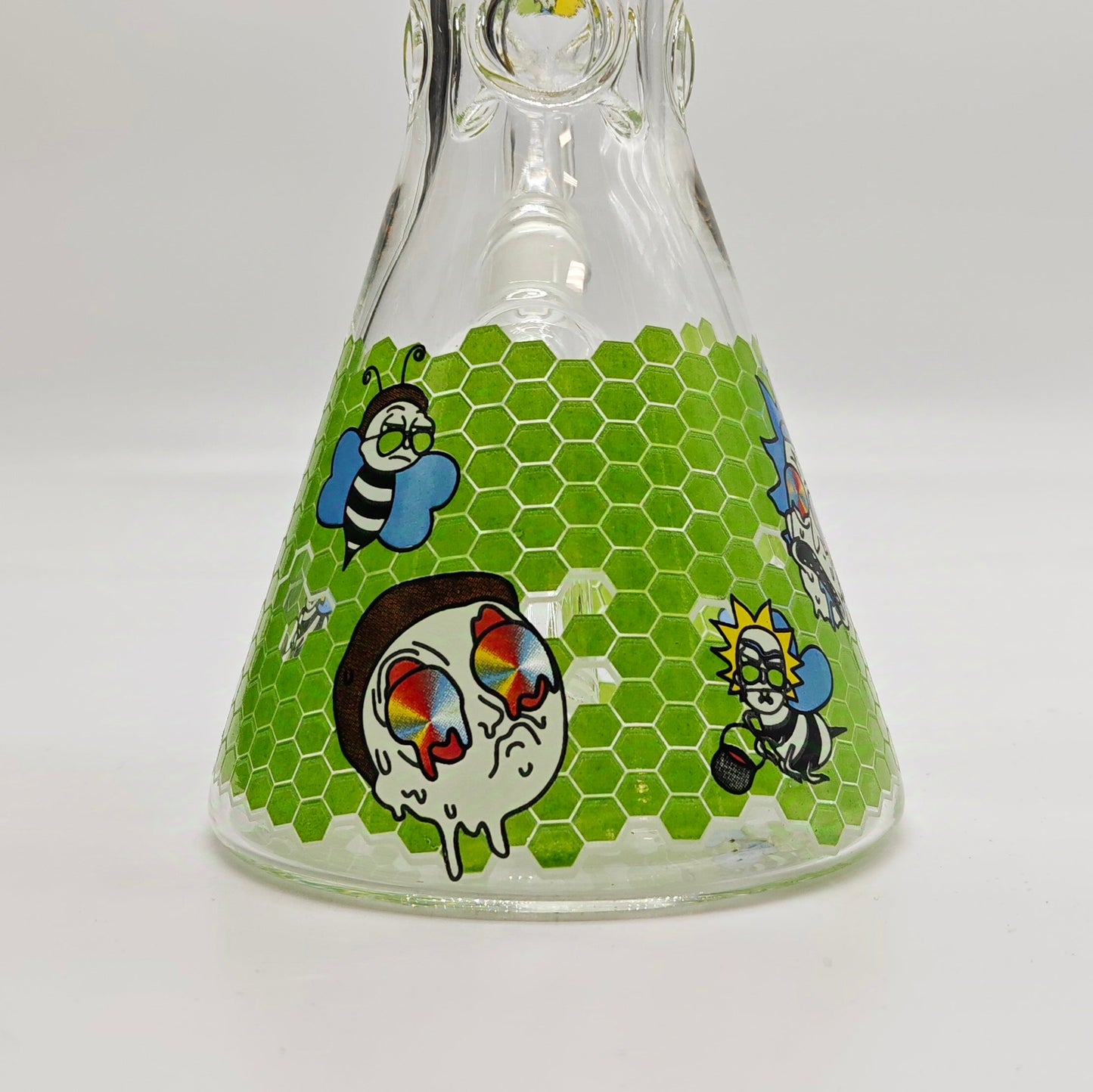 10" 5mm Assorted Design Beaker Bong