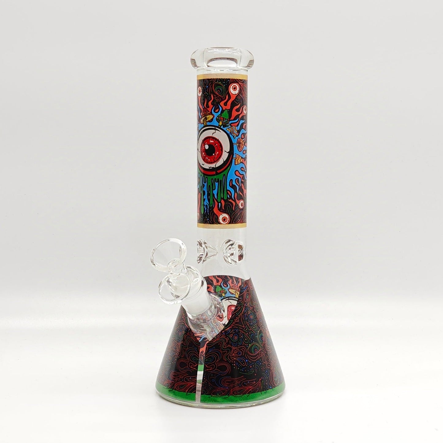 10" 5mm Assorted Design Beaker Bong