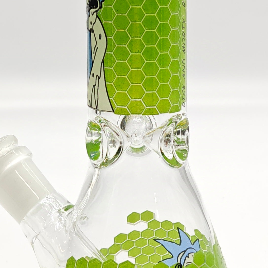 10" 5mm Assorted Design Beaker Bong