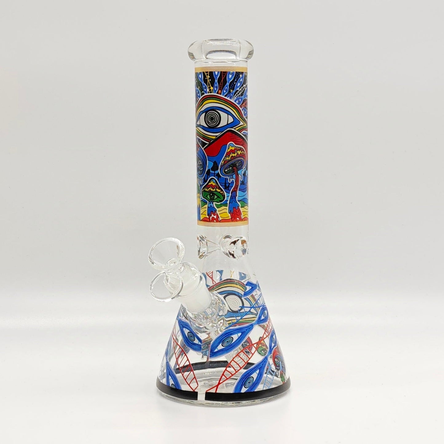10" 5mm Assorted Design Beaker Bong