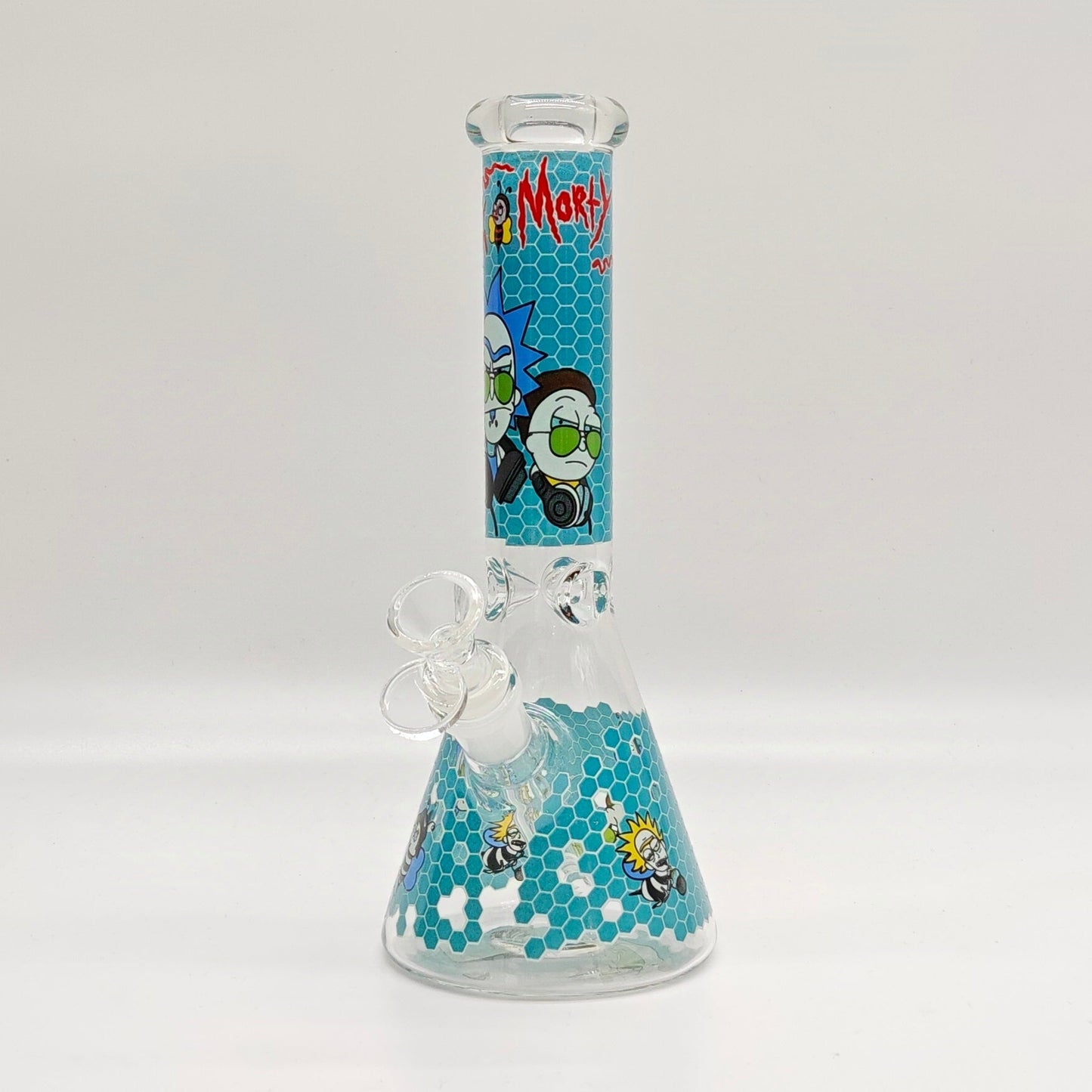 10" 5mm Assorted Design Beaker Bong