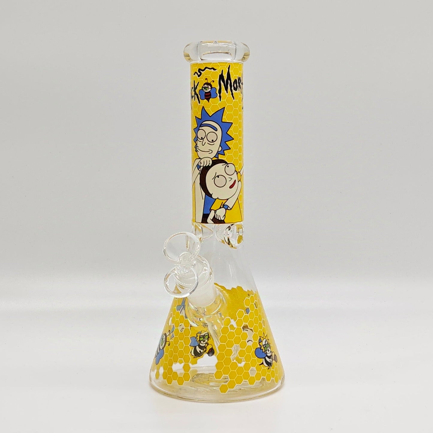 10" 5mm Assorted Design Beaker Bong