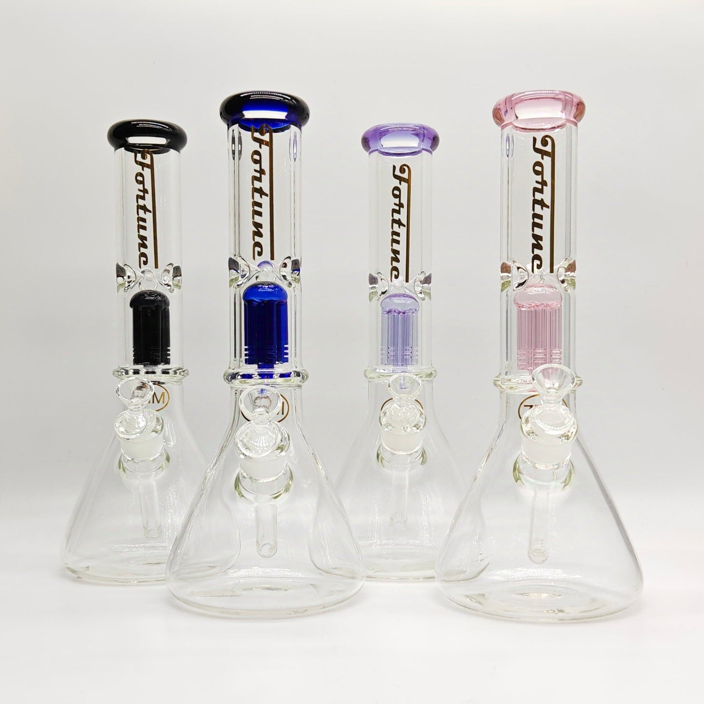 Fortune | 14" 7mm Tree Percolator Beaker Glass Bong