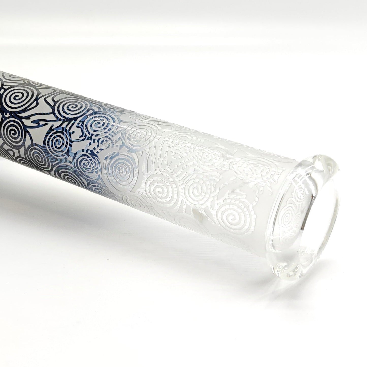 14" 5mm Abstract Design Beaker Glass Bong