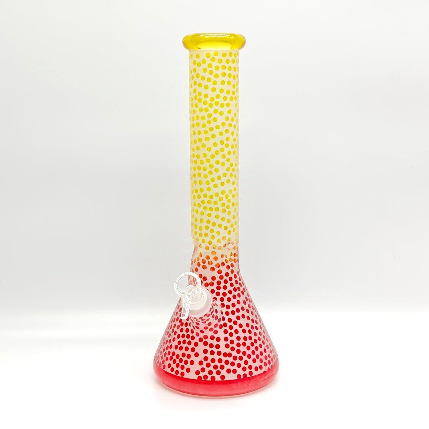 14" 5mm Abstract Design Beaker Glass Bong