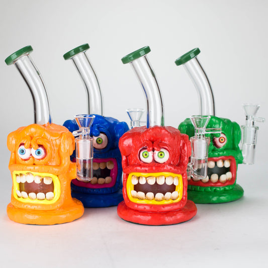 8" Monster Madness Resin Bong
