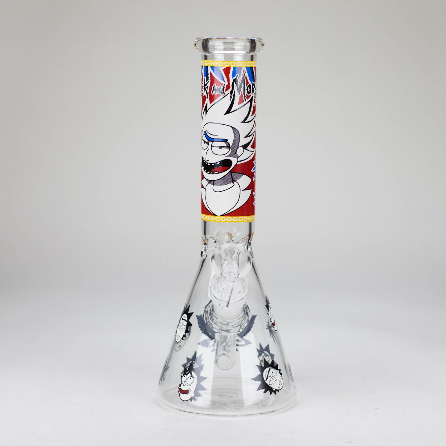 10" Comic Blast Glow in the dark Glass Bong