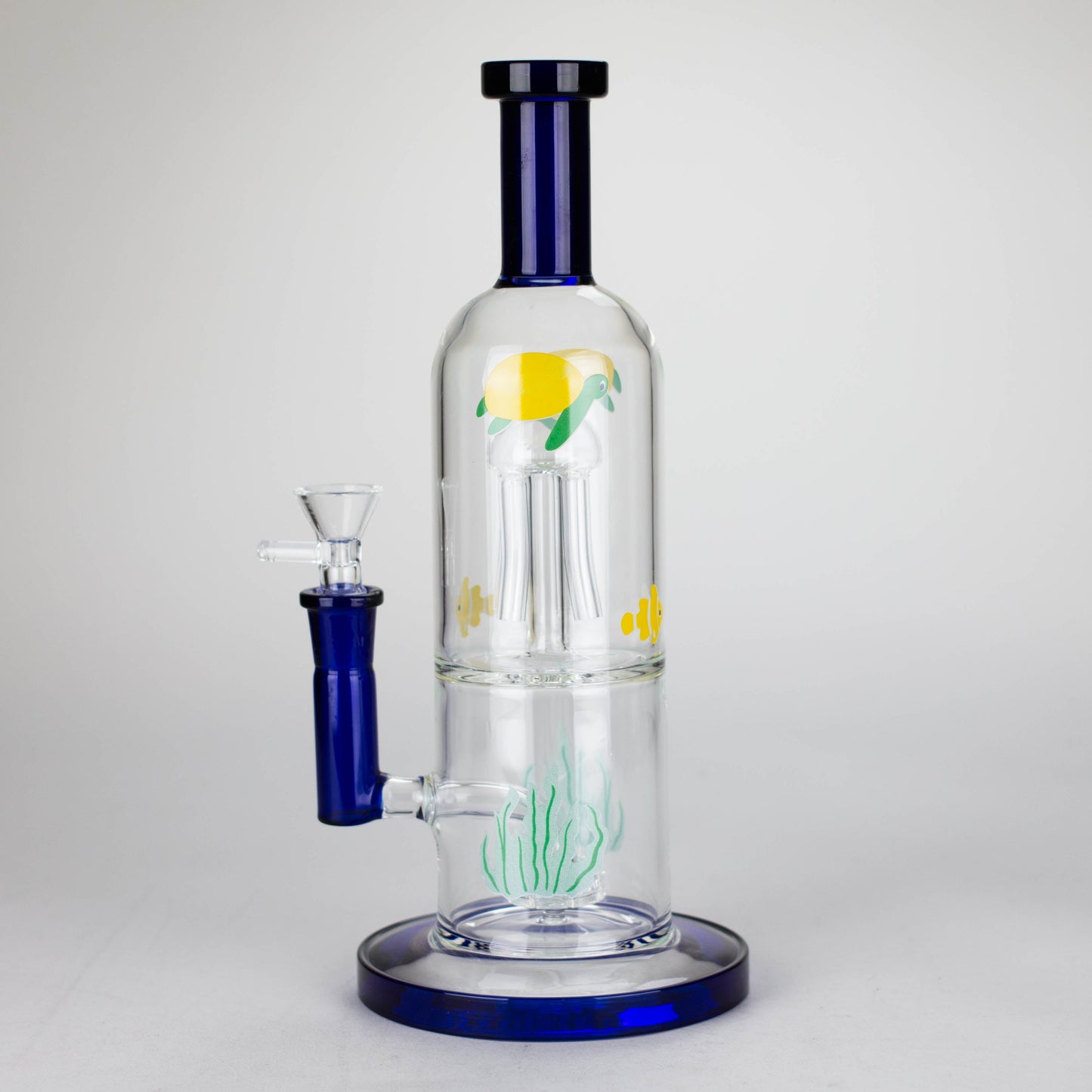 10.5" Tropical Ocean Glass Bong