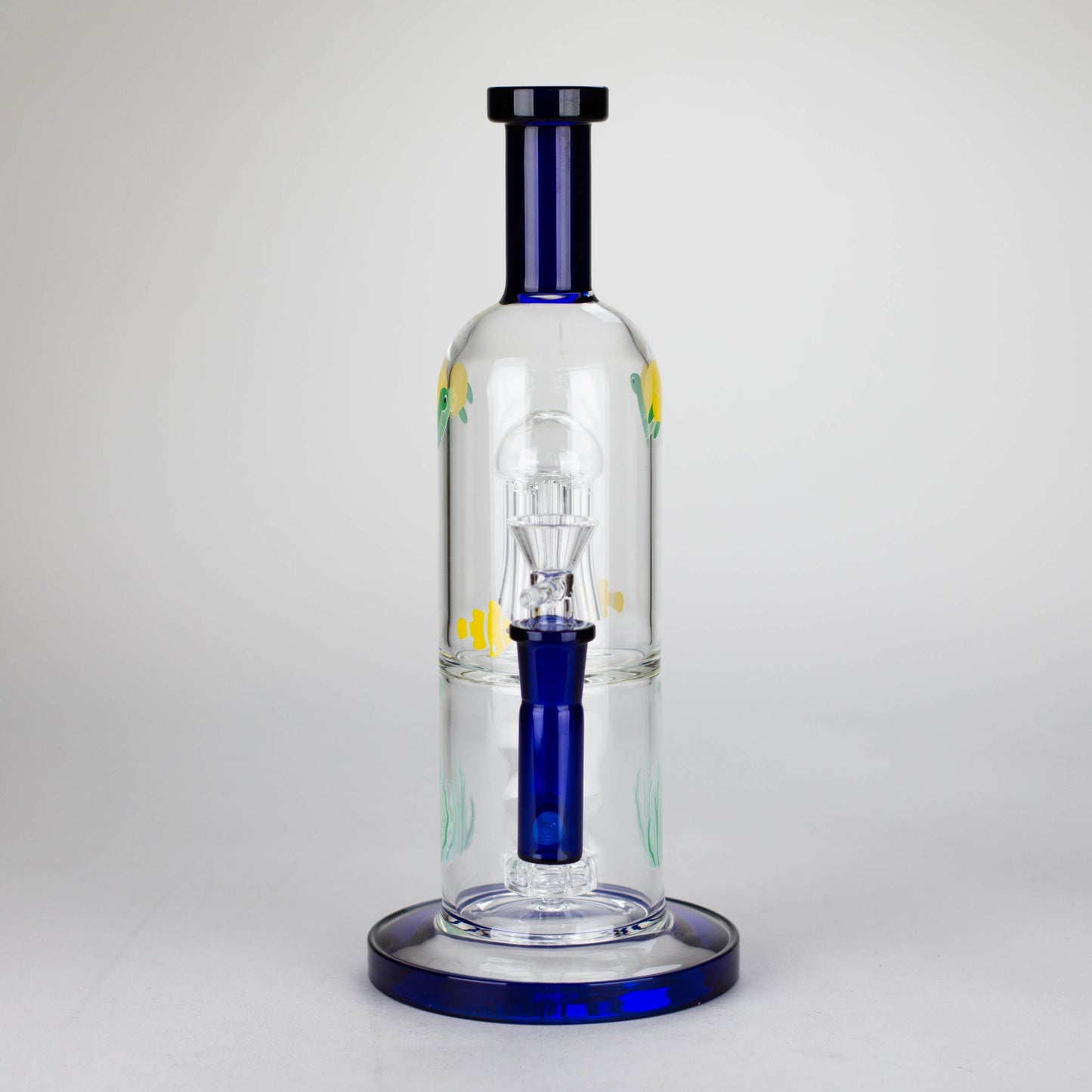 10.5" Tropical Ocean Glass Bong