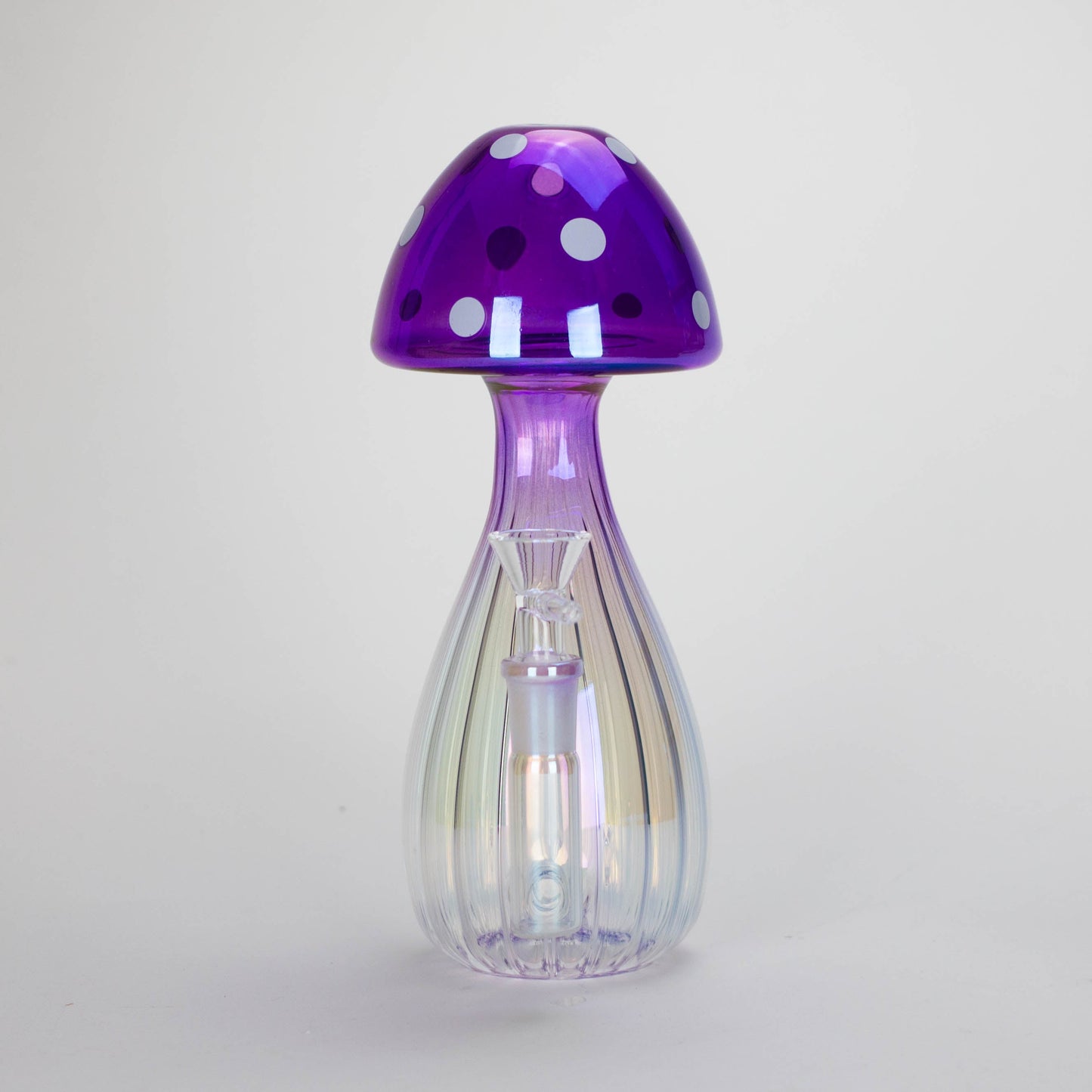 8.75" Mushroom Glass Bong