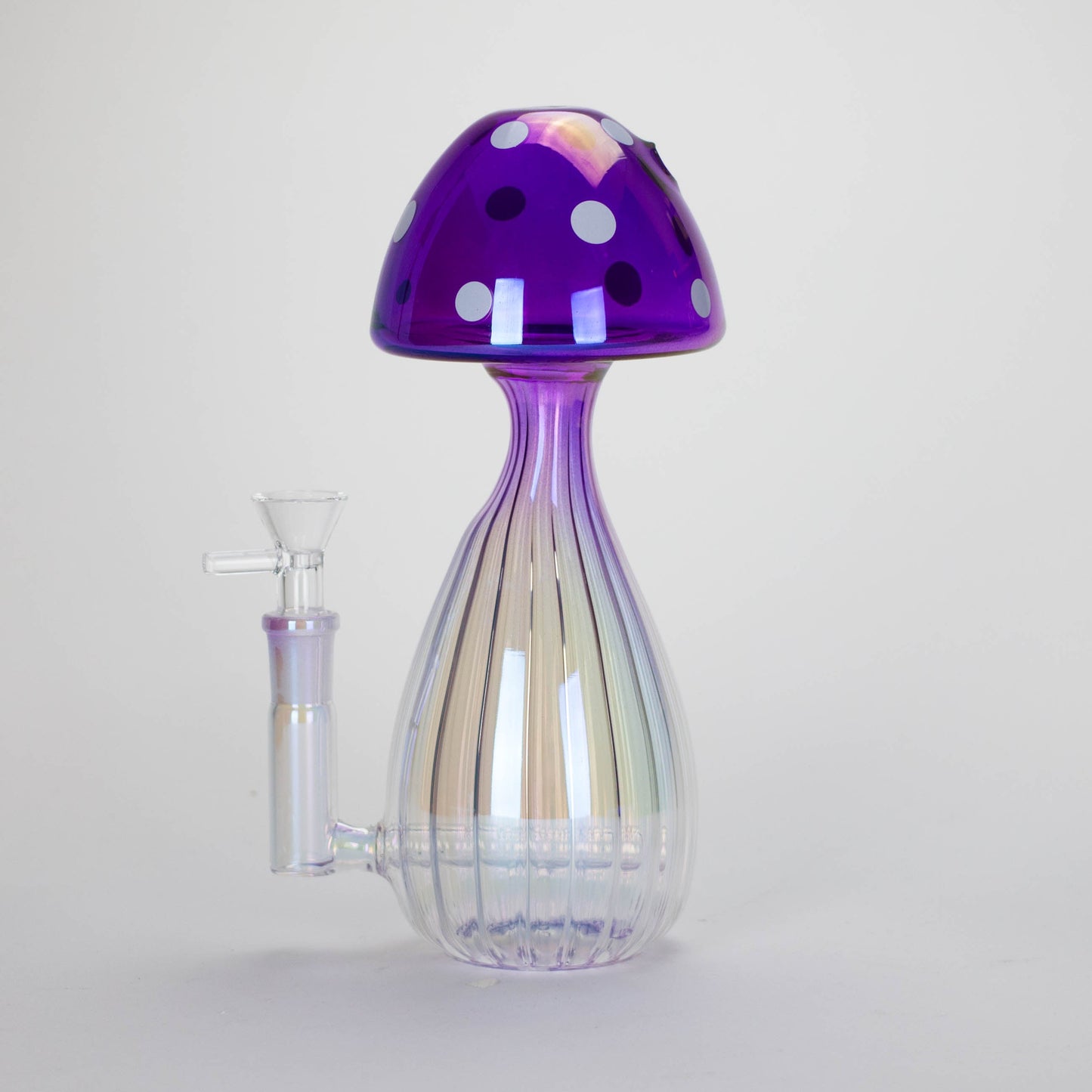 8.75" Mushroom Glass Bong