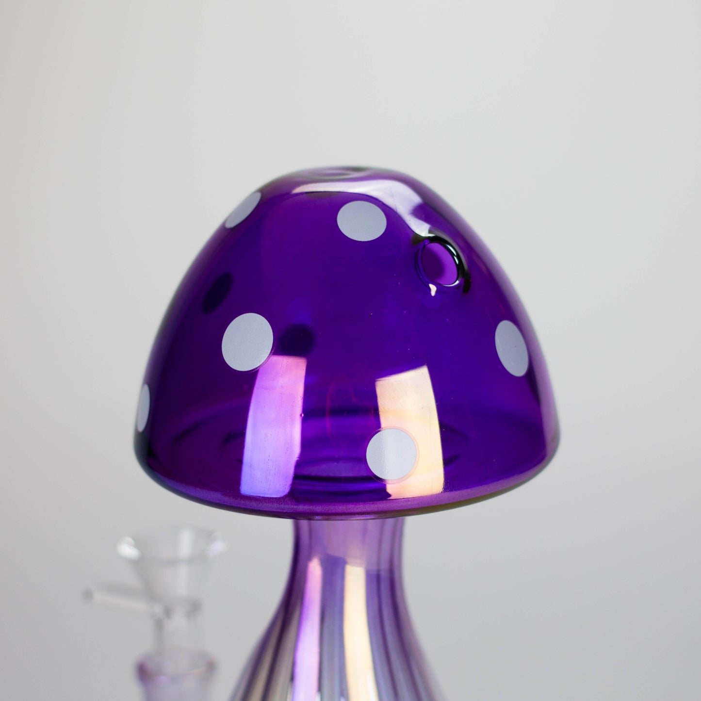8.75" Mushroom Glass Bong