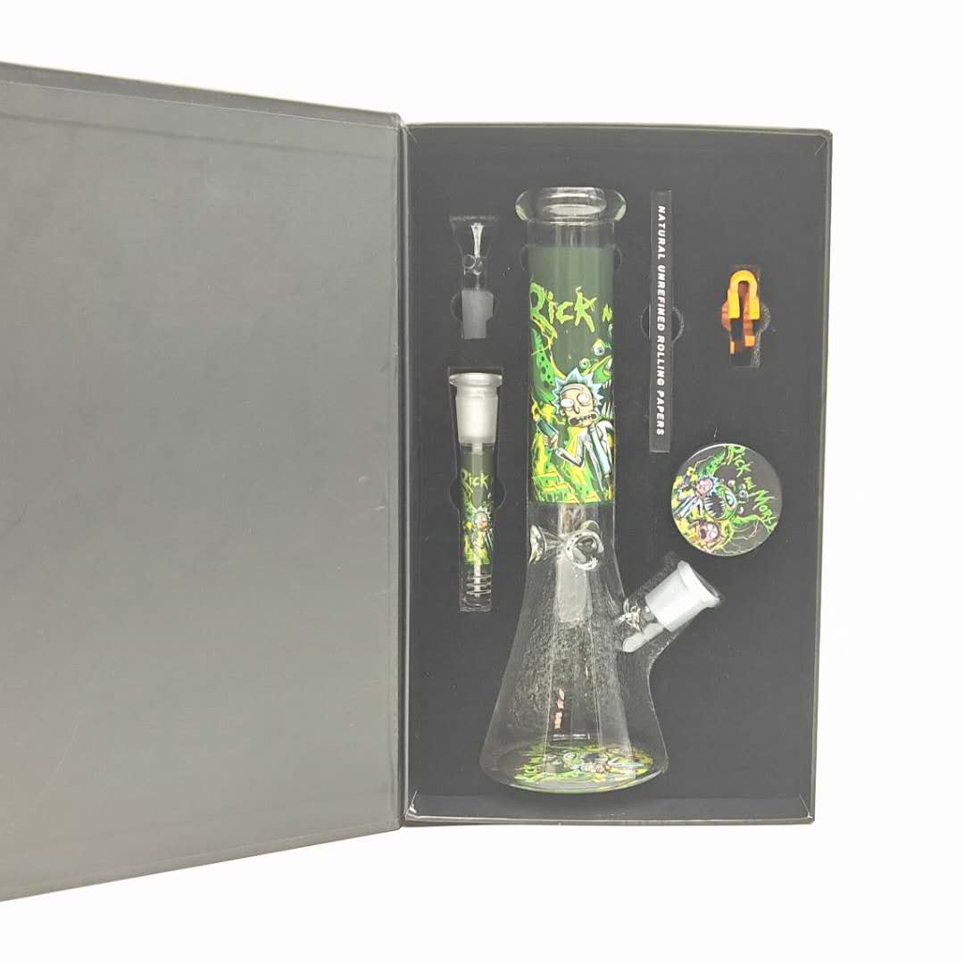 Cartoon Beaker Bong High Life Smoking Set-Assorted Color_0