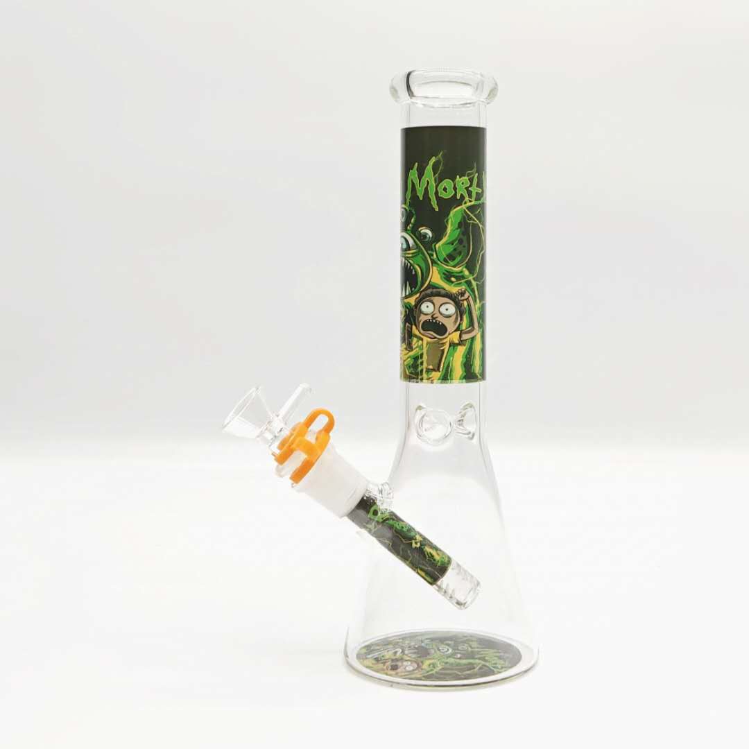 Cartoon Beaker Bong High Life Smoking Set-Assorted Color_3