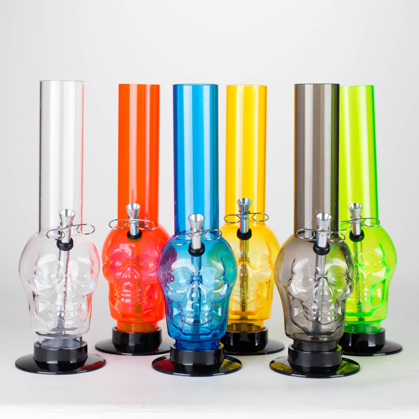 Acrylic 12" Water pipe Skull Shape