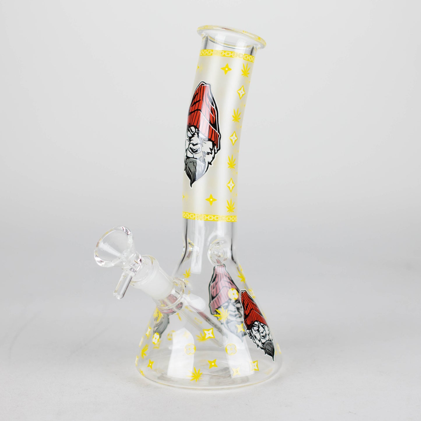 8.5" Gorilla Designs Glow In The Dark beaker bong In the Box